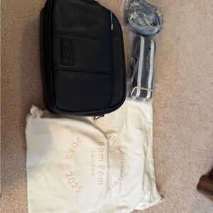NWT Pom Pom London Black Crossbody Bag